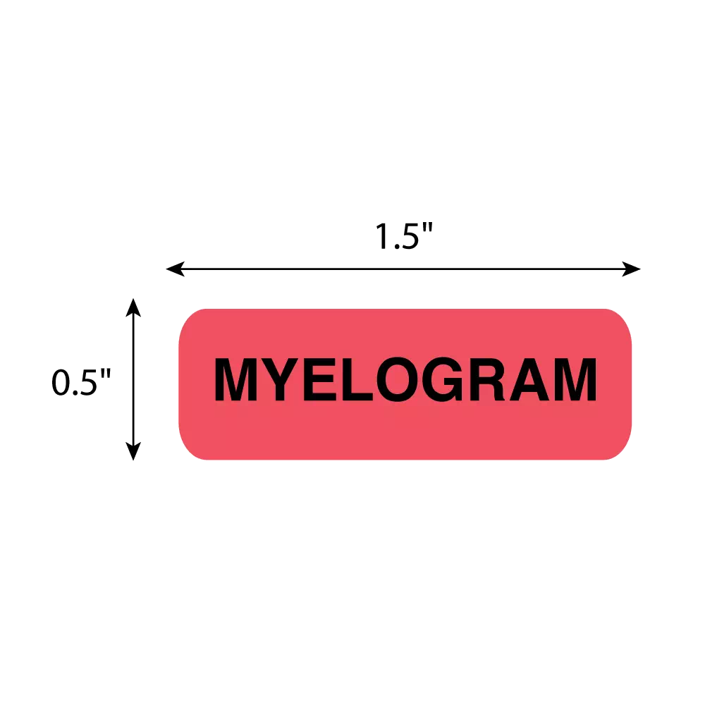 Position Labels - Myelogram