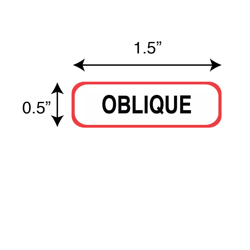Position Labels - Oblique