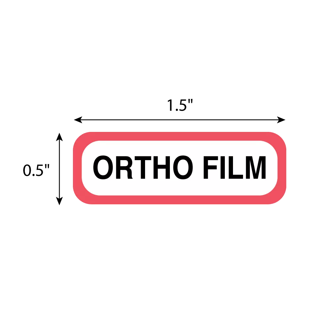 Position Labels - Ortho Film
