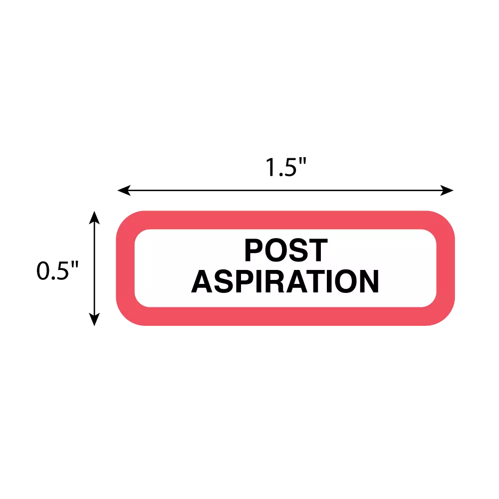 Position Labels - Post Aspiration