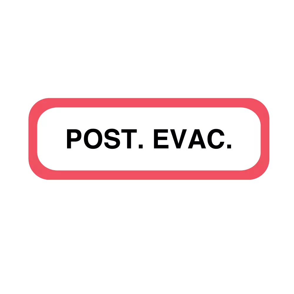 Position Labels - Post. Evac.