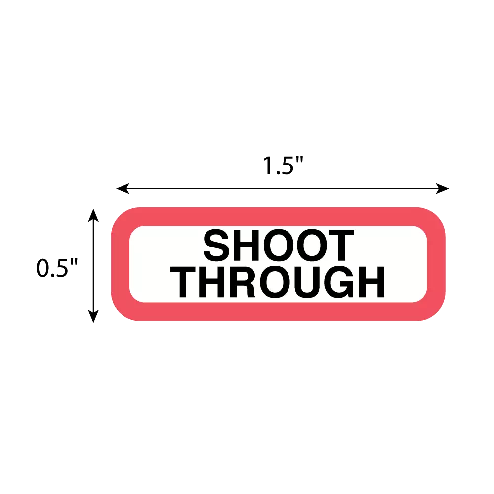 Position Labels - Shoot Through