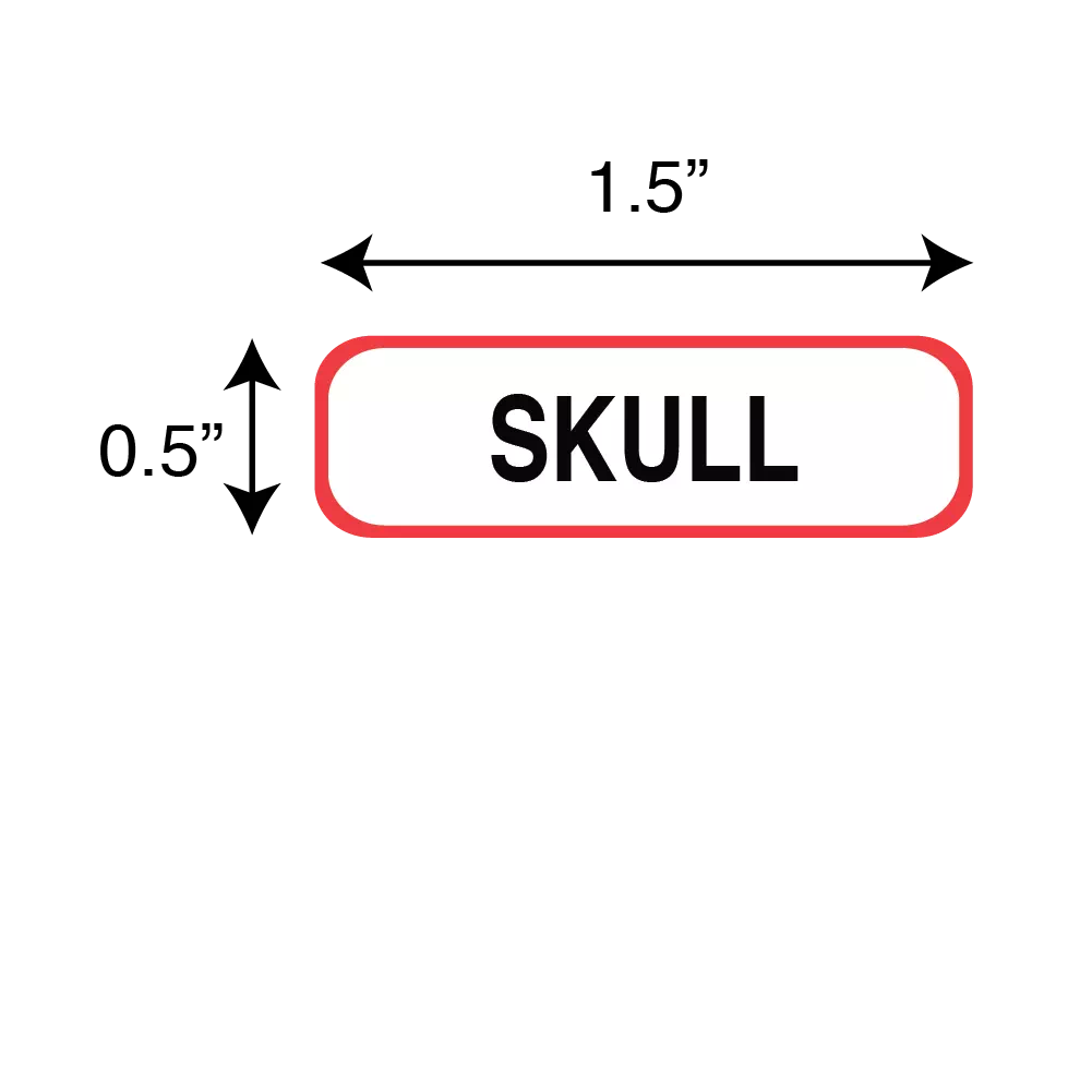Position Labels - Skull