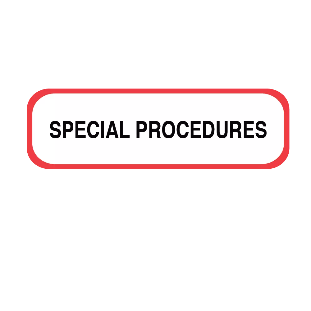 Position Labels - Special Procedures