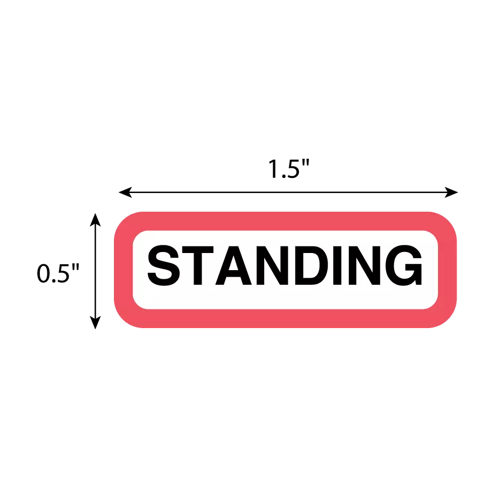 Position Labels - Standing