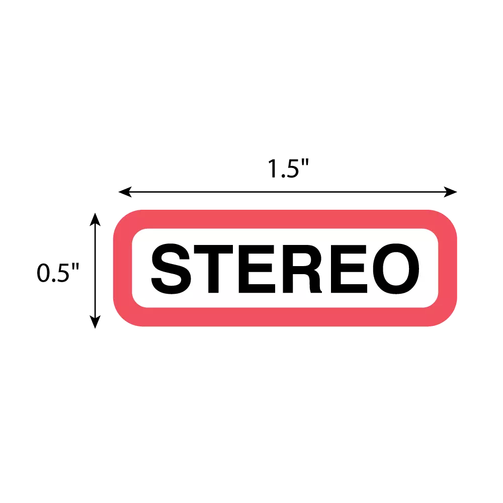 Position Labels - Stereo