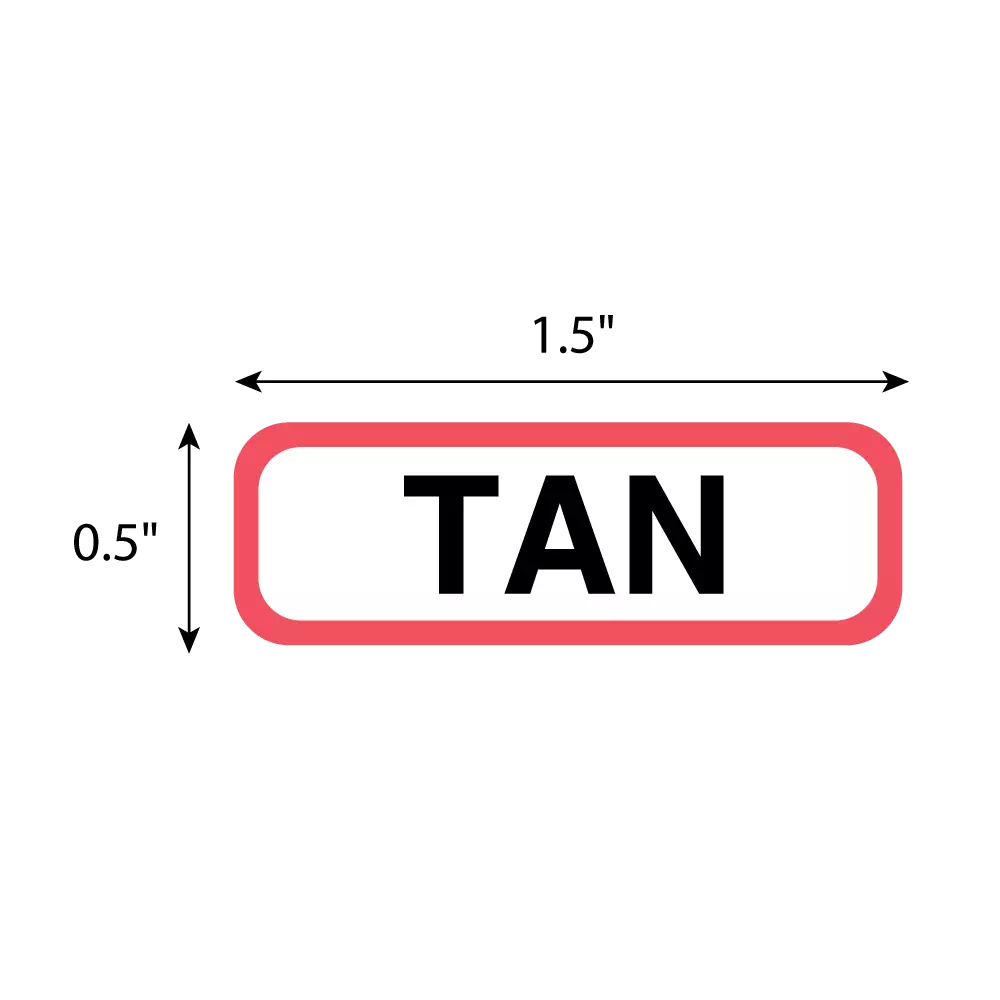 Position Labels - Tan
